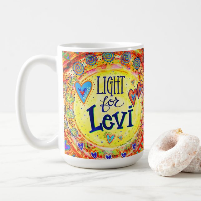 Taza De Café ¡Luz para Levi! "Inespiritualidad" Café Mug (Con donut)