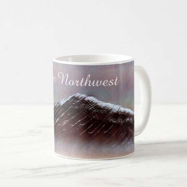 Taza De Café Luz solar sutil del Pacífico Noroeste (Anverso derecho)