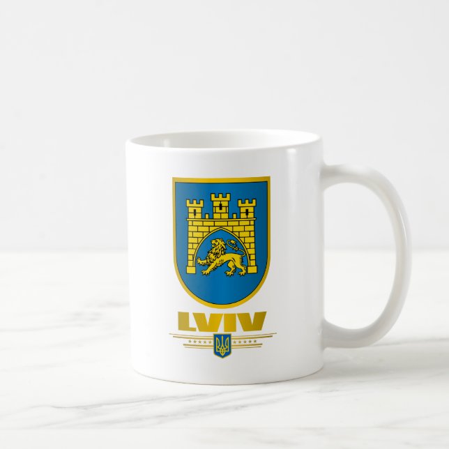 Taza De Café Lviv COA (Derecha)