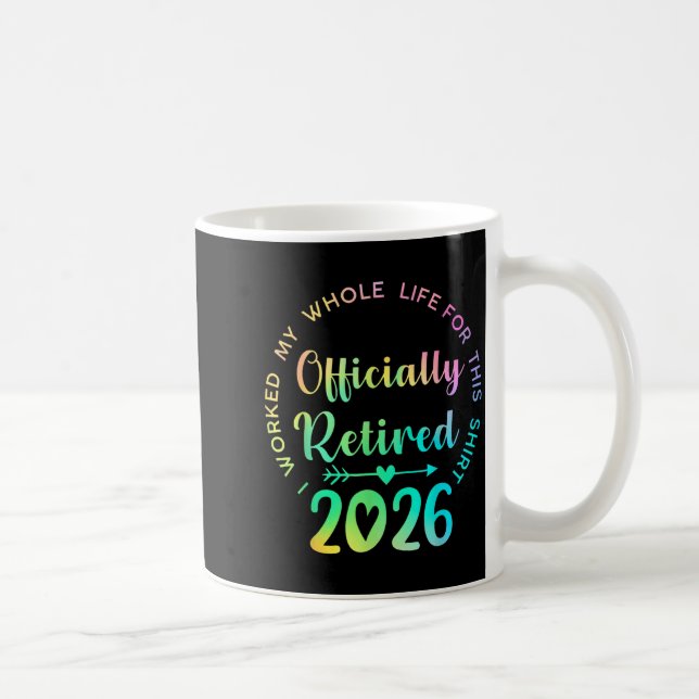Taza De Café Ly Retired 2026 Funny Retirement For Women  (Derecha)