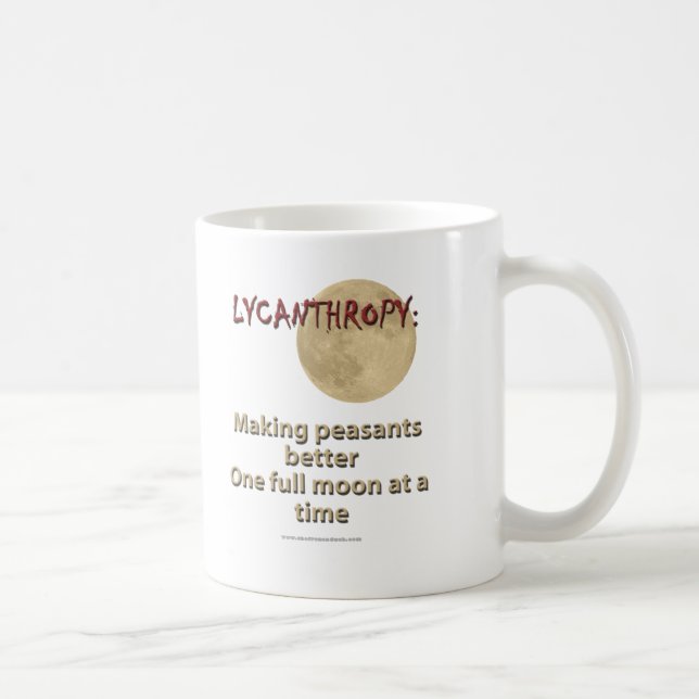 Taza De Café Lycanthropy (Derecha)
