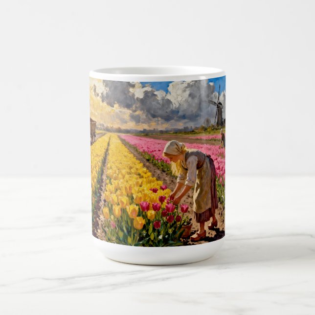 Taza De Café “Lysbeth in the Amber Light” - A Dutch Landscape (Centro)