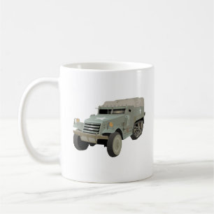Taza De Café M3 American WW2 Media pista