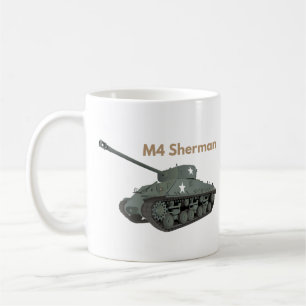 Taza De Café M4 Tanque Sherman American WW2