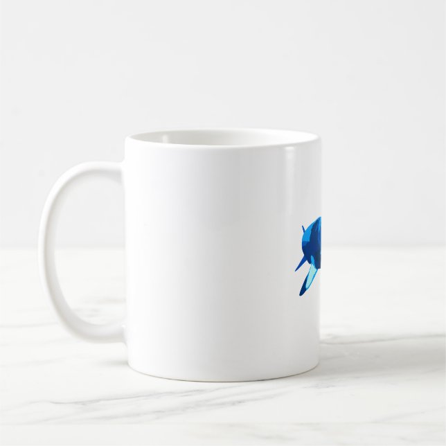 Taza De Café M es para Minke Whale (Izquierda)
