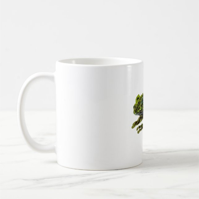 Taza De Café M es para Mossy Frog (Izquierda)