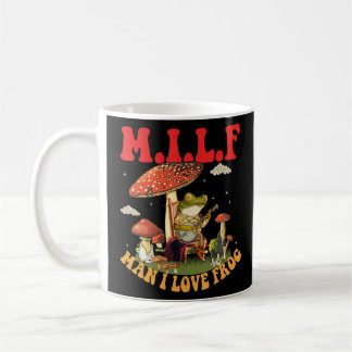 Taza De Café M I L F Cottagecore Esposa de champiñón Jugando Ba