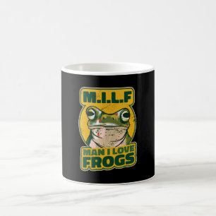Taza De Café M.I.L.F Man, me encantan las ranas