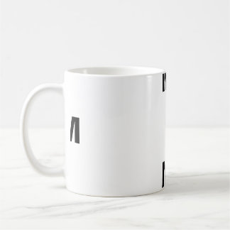 Taza de café M Monograma