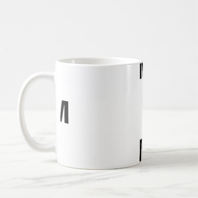 Taza de café M Monograma (Izquierda)