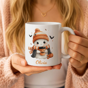 Taza De Café M personalizado: Fantasma Acogedor y Especias de C