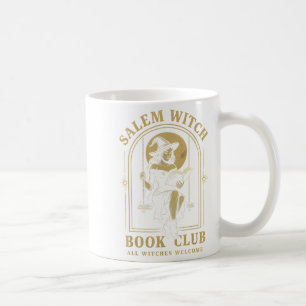 Taza De Café M Witch Book Club Bookish Halloween Full Moon Read