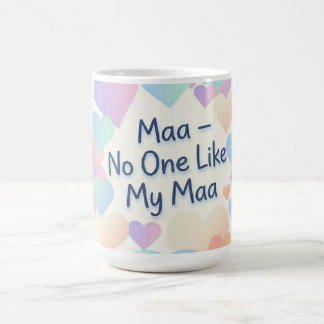 Taza De Café Maa No One Like My Maa - Reloj de pared Pastel Hea
