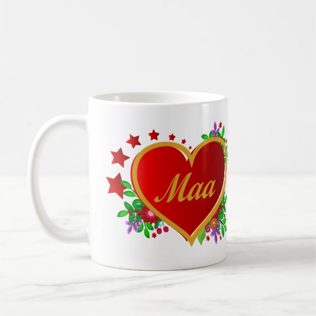 Taza De Café Maa, tazón del Día de la Madre (Izquierda)
