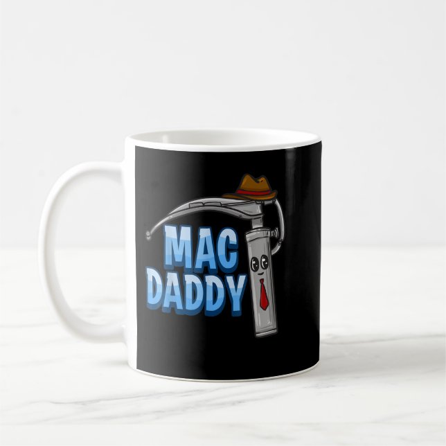 Taza De Café Mac Daddy Anestesia Laryngoscope Humor (Izquierda)