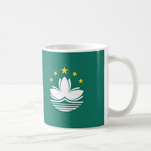 Taza De Café Macao Bandera Cerámica Mug