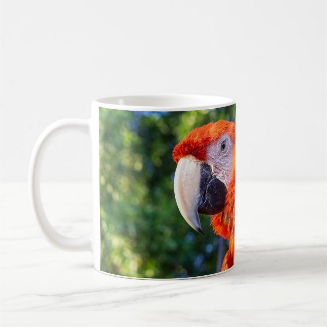 Taza De Café Macaw Bird (Izquierda)