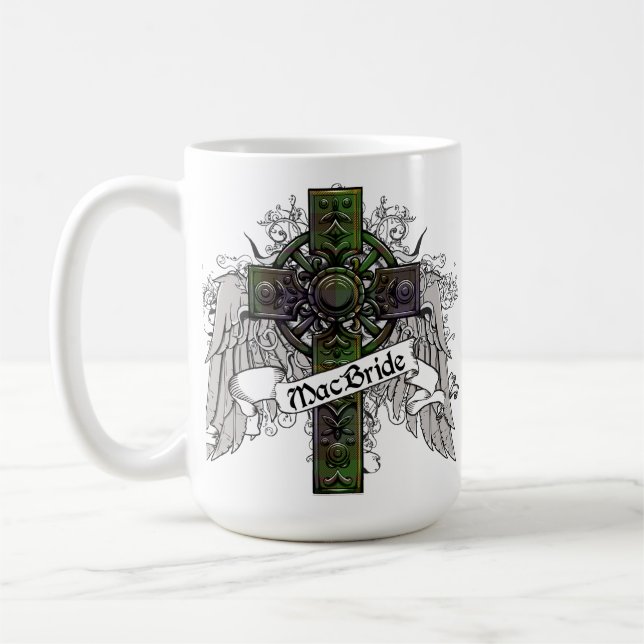 Taza De Café MacBride Tartan Cross (Izquierda)