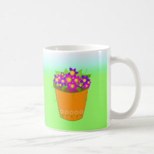 Taza De Café Maceta Caprichosa