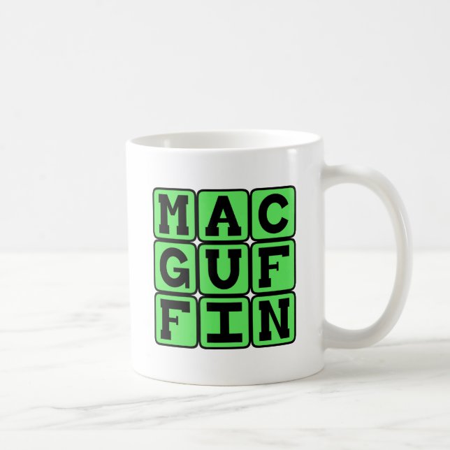 Taza De Café MacGuffin, Falsificación Literaria (Derecha)