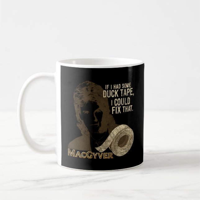 Taza De Café Macgyver Duct Tape (Izquierda)
