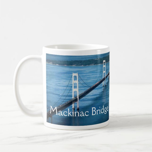 Taza De Café Mackinac Bridge Mug (Izquierda)
