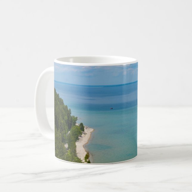 Taza De Café Mackinac Island Skyview Coffee Mug (Anverso izquierdo)