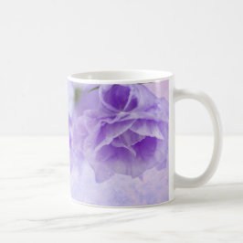 Taza De Café Macro morada de Campanella flor