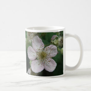 Taza De Café Macro Mug de la flor de Blackberry