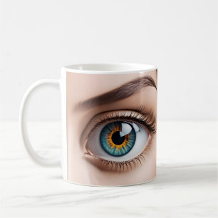 Taza De Café macro ocular femenina