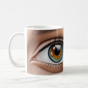 Taza De Café macro ocular femenina