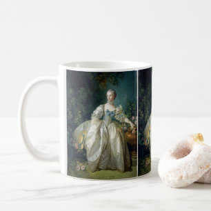 Taza De Café Madame Bergeret 1766 por Francois Boucher pintura 