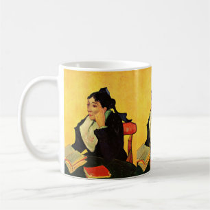 Taza De Café Madame Ginoux con Libros por Vincent van Gogh