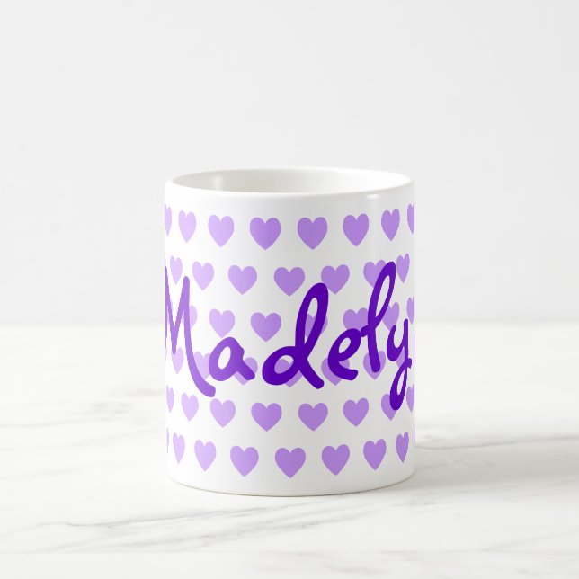 Taza De Café Madelyn en morado (Centro)