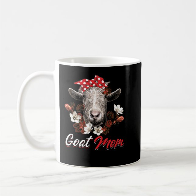 Taza De Café Madera de cabra madre camiseta amantes de cabras g (Izquierda)