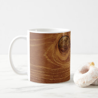 Taza De Café Madera de madera de teca rústica de madera textura