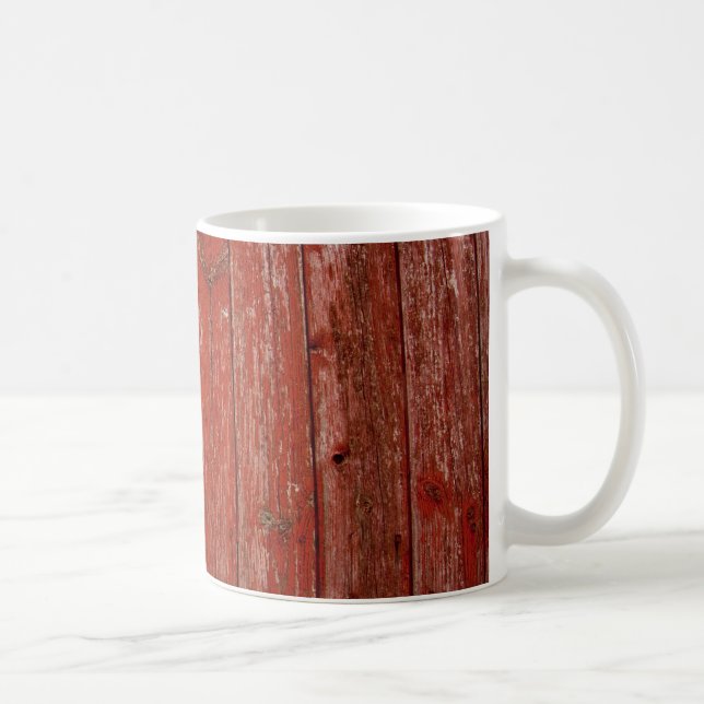 Taza De Café Madera roja vieja (Derecha)