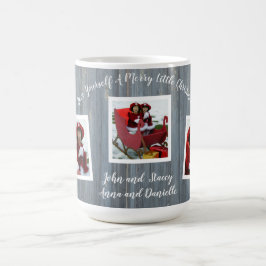 Taza De Café Madera Rusa - 3 Navidades de foto Mug