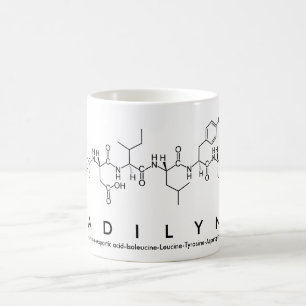 Taza De Café Madilynn peptide nombre mug