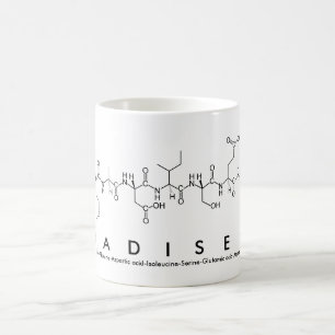 Taza De Café Madisen peptide nombre mug