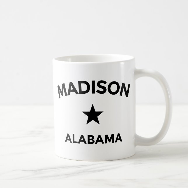 Taza De Café Madison Alabama Mug (Derecha)