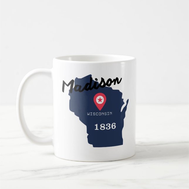 Taza De Café Madison coffee mug  (Izquierda)