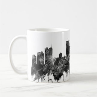 Taza De Café Madison Wisconsin Skyline BW