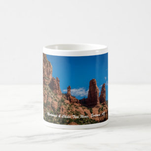 Taza De Café Madonna y monjas del niño dos, Sedona, AZ