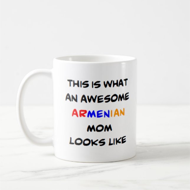 Taza De Café madre armenia, increíble (Izquierda)