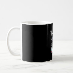 Taza De Café Madre Arte La felicidad es ser una Nana Floral N