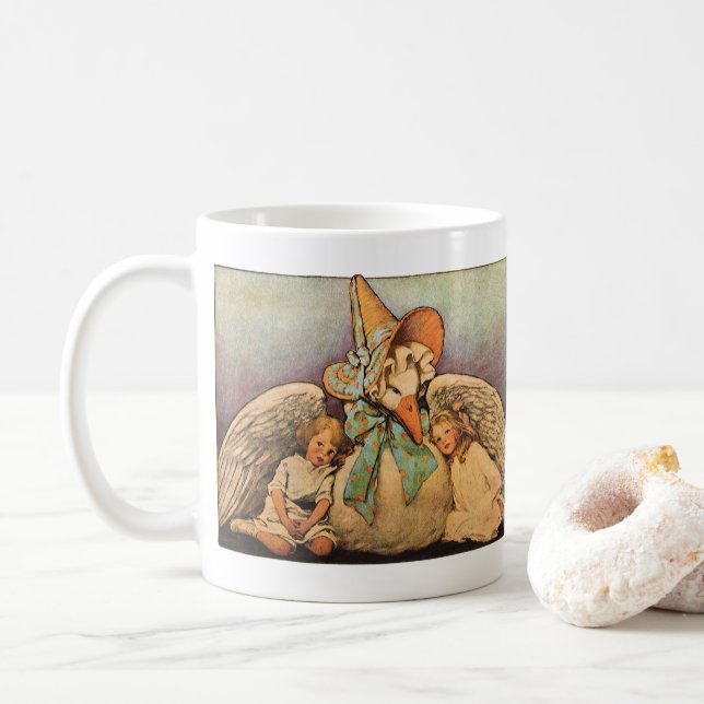 Taza De Café Madre cosecha Hijos de oca Jessie Willcox Smith (Con donut)