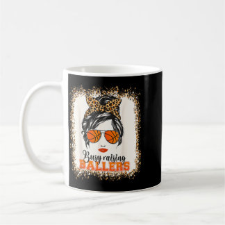 Taza De Café Madre de Baloncestistas Ocupada Vida de Madre
