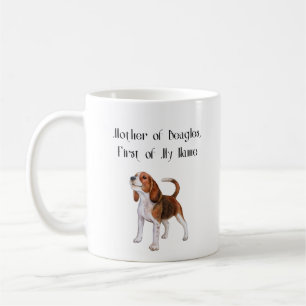 Taza De Café Madre de Beagles, Primera de Mi Nombre