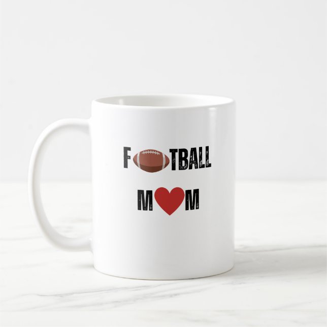 Taza De Café Madre de fútbol americano (Izquierda)